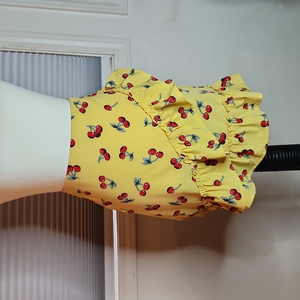 Cherry Print XS Shein High Waisted Skirt